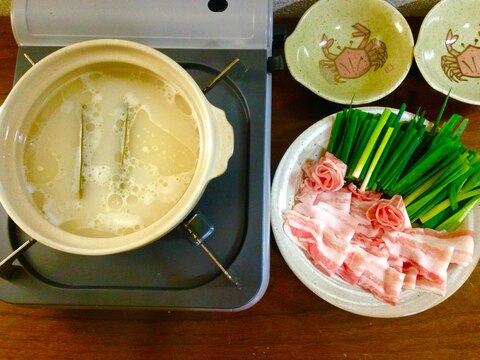 豚骨しゃぶしゃぶ★シメはラーメン♪